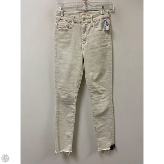 Jeans Skinny By Mother In Cream, Size: 2