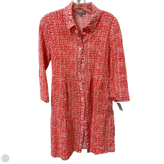 Dress Casual Midi By Habitat In Coral, Size: Xs