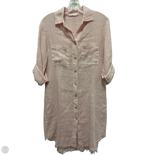 Dress Casual Midi By Clothes Mentor In Pink, Size: Xs