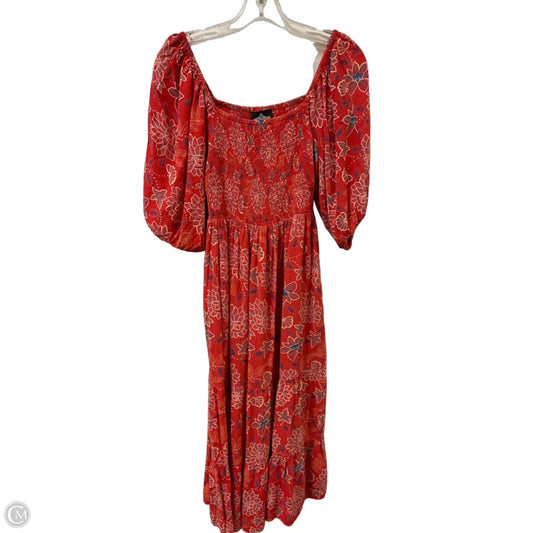 Dress Casual Maxi By Angie In Red, Size: S