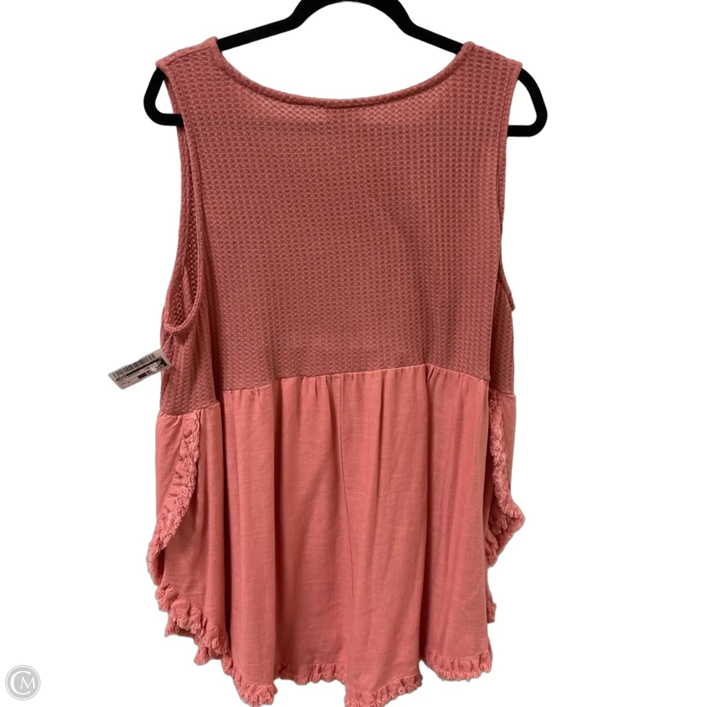 Top Sleeveless By Umgee In Pink, Size: Xl