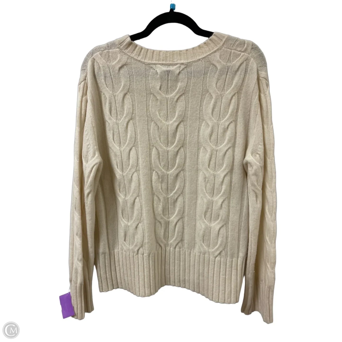 Sweater By Banana Republic In Cream, Size: M