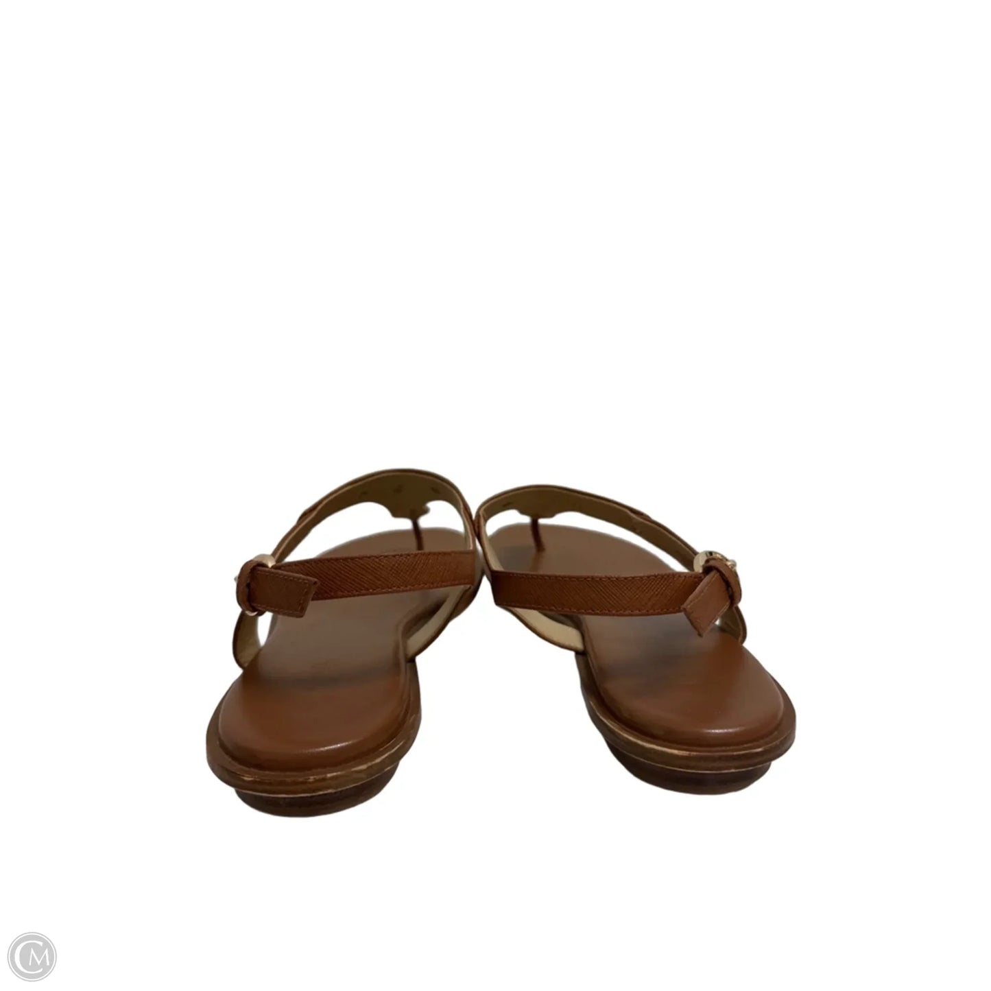 Sandals Flip Flops By Michael By Michael Kors In Brown, Size: 9