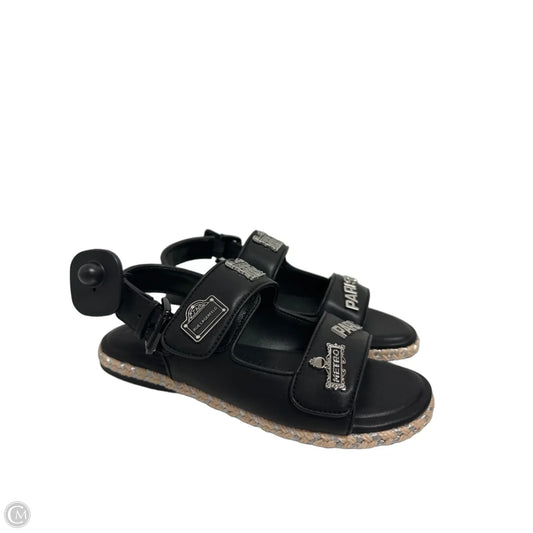 Sandals Designer By Karl Lagerfeld In Black, Size: 7