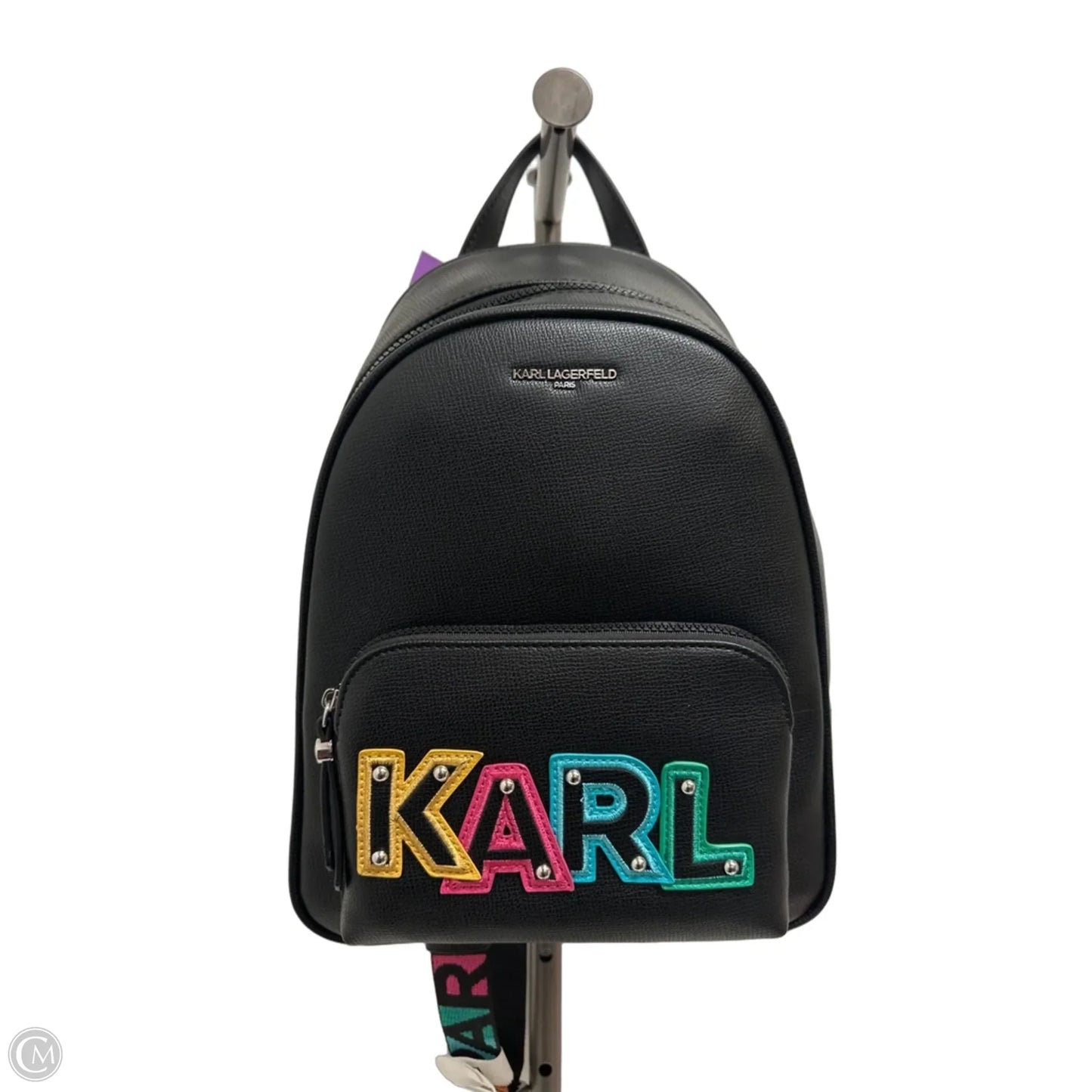 Backpack Designer By Karl Lagerfeld, Size: Large