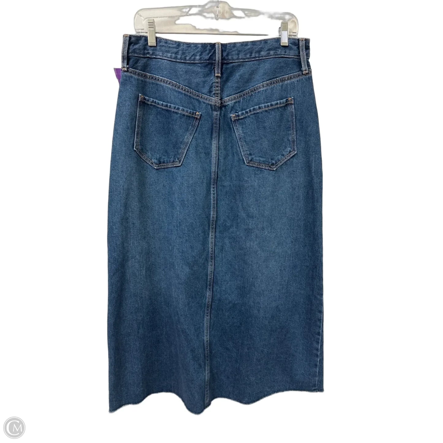 Skirt Maxi By Old Navy In Blue Denim, Size: 10
