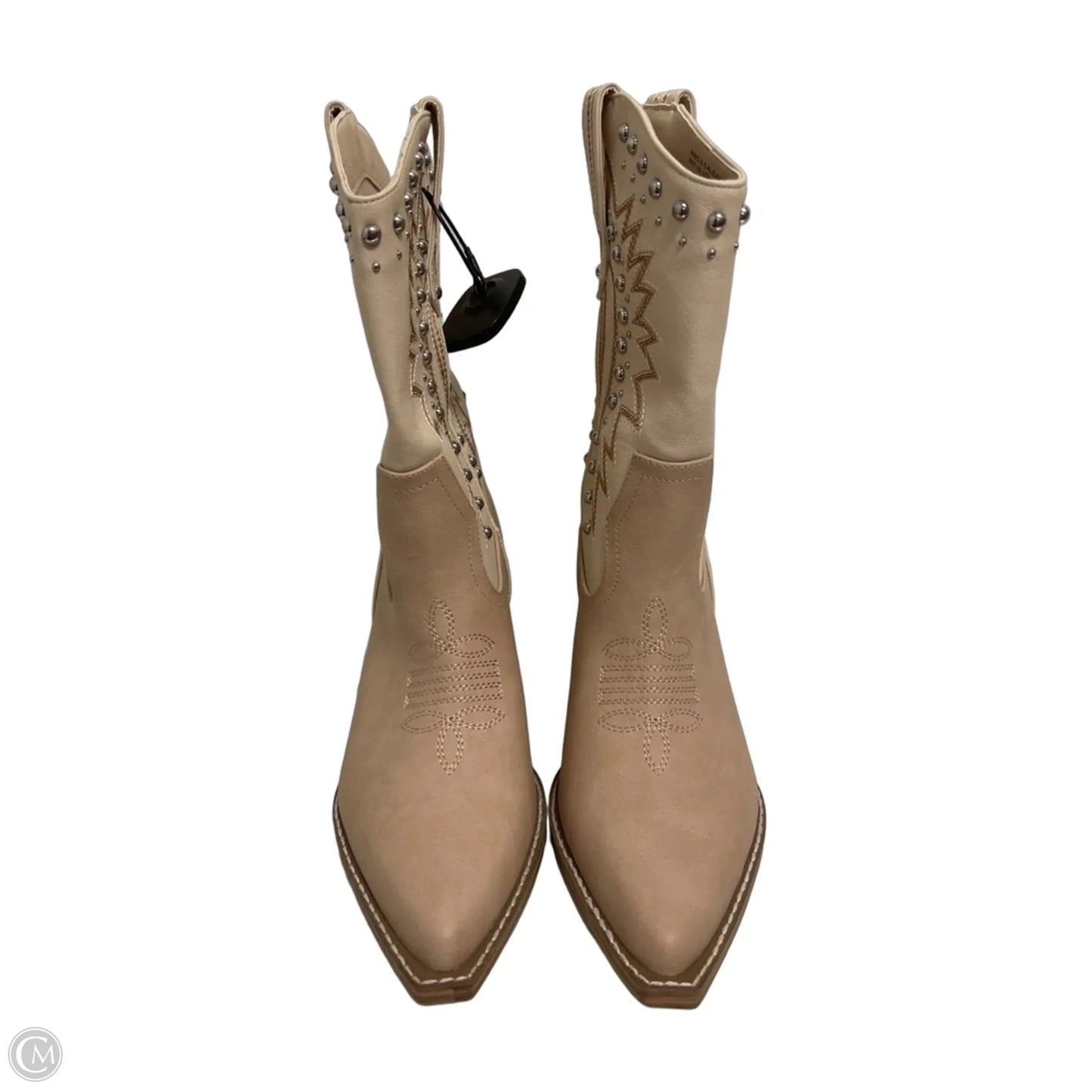 Boots Western By Dolce Vita In Cream, Size: 9.5