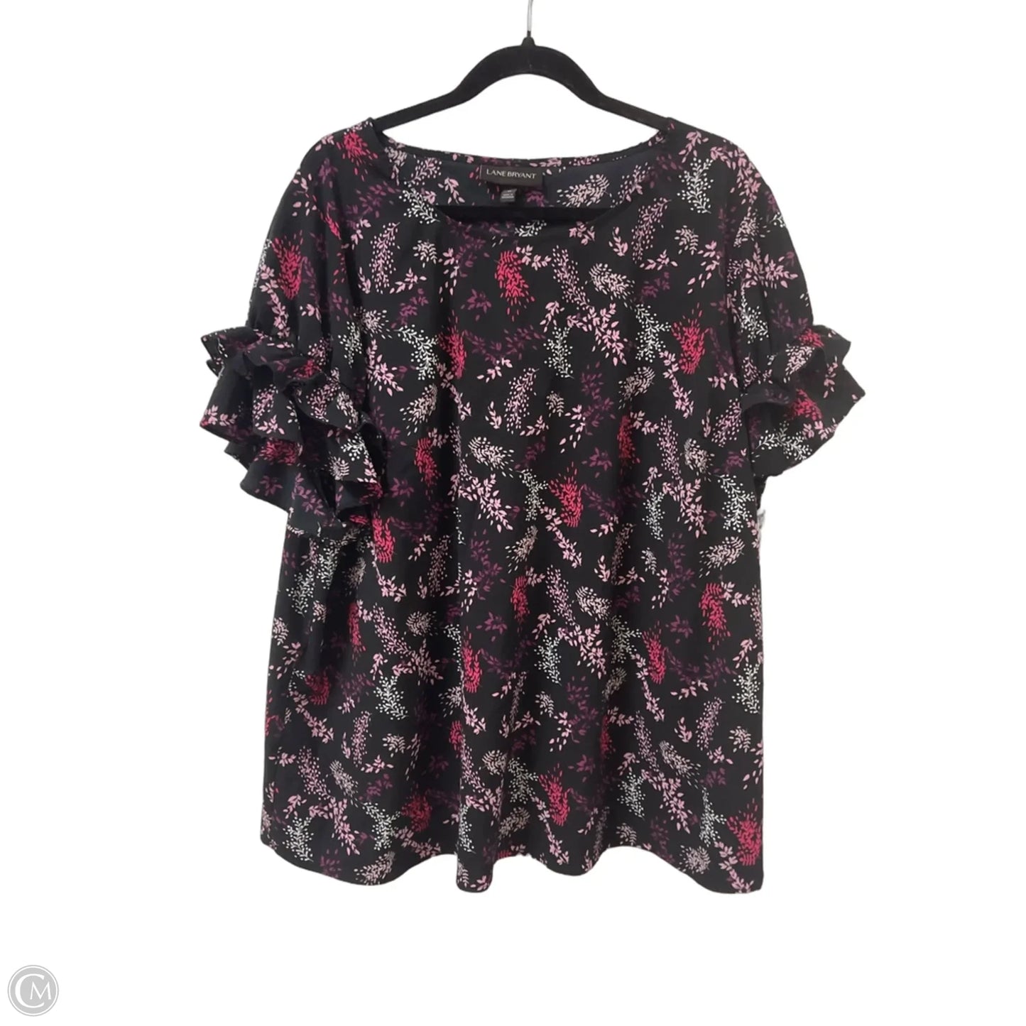 Top Short Sleeve By Lane Bryant In Purple, Size: 3x