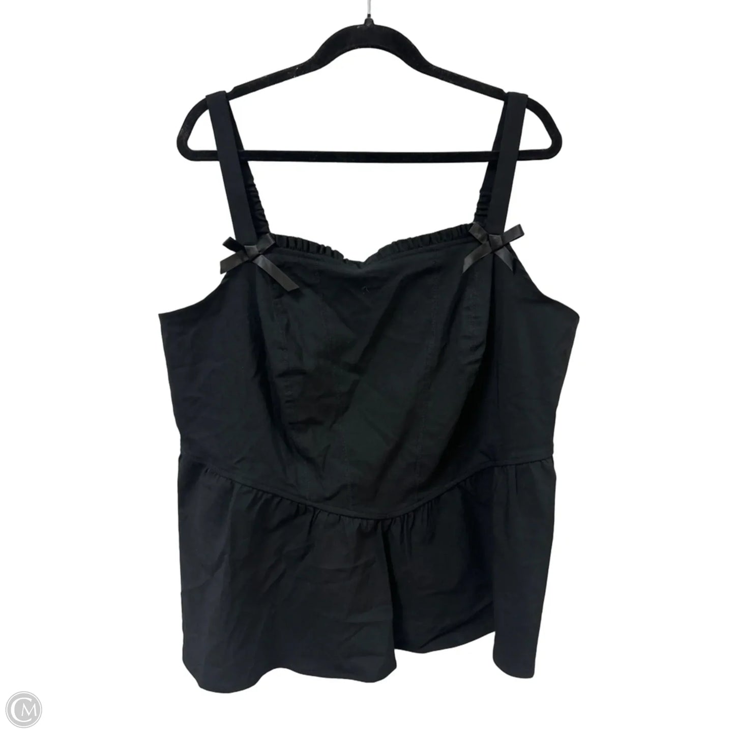 Top Sleeveless By Torrid In Black, Size: 2x