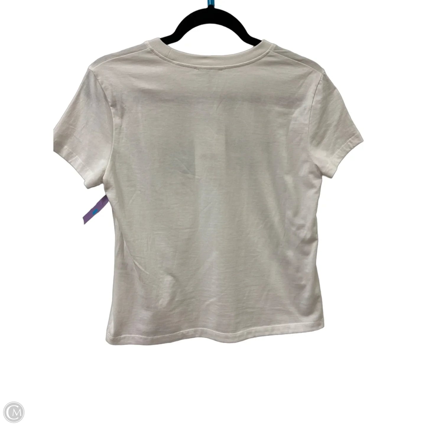 Top Short Sleeve By Zara In White, Size: S