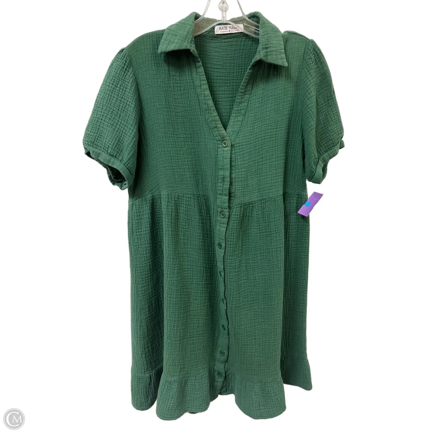 Dress Casual Midi By Kate Kasin In Green, Size: M