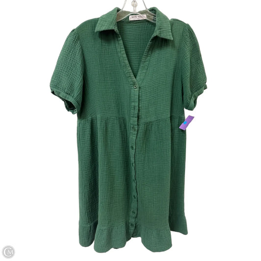 Dress Casual Midi By Kate Kasin In Green, Size: M