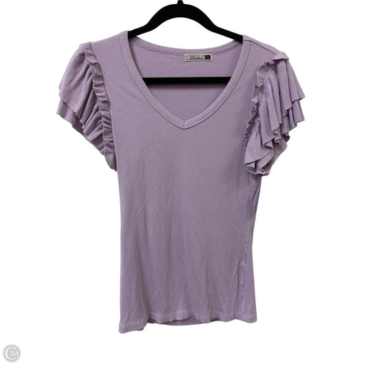 Top Short Sleeve By Clothes Mentor In Purple, Size: S