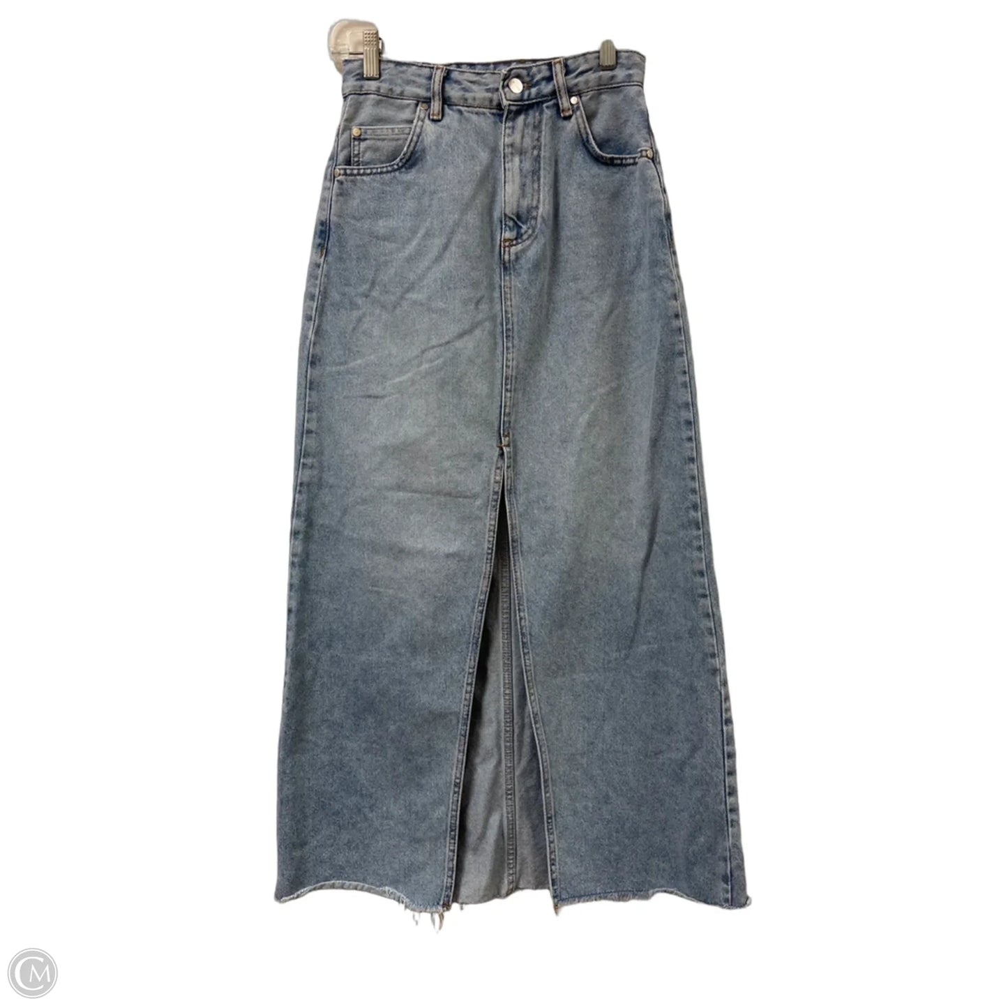Skirt Maxi By Pilcro In Blue Denim, Size: 0