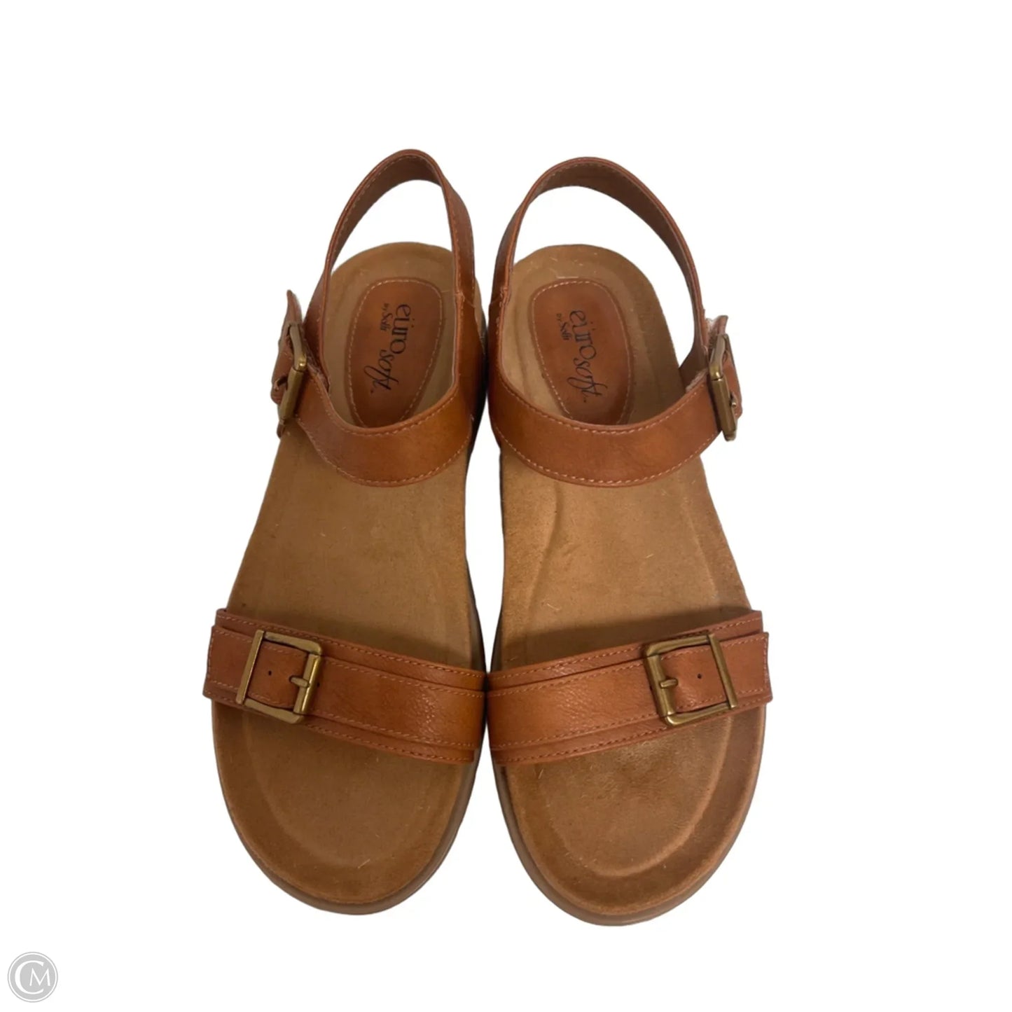 Sandals Flats By Sofft In Brown, Size: 8