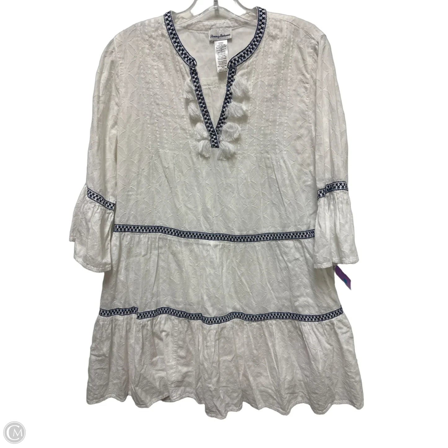 Dress Casual Midi By Tommy Bahama In White, Size: M