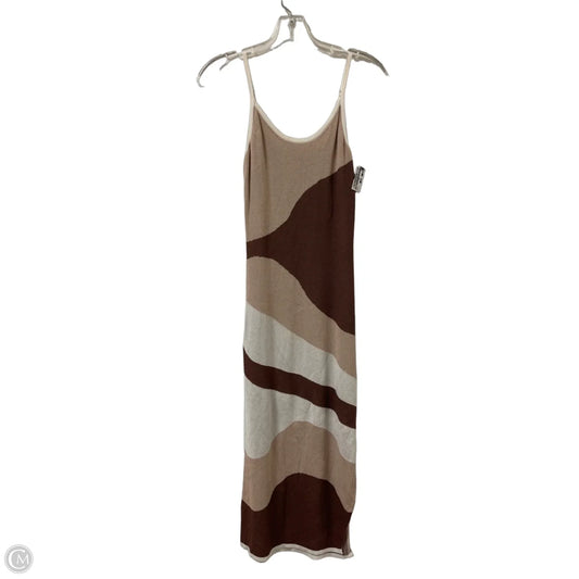 Dress Casual Maxi By Cider In Brown, Size: M