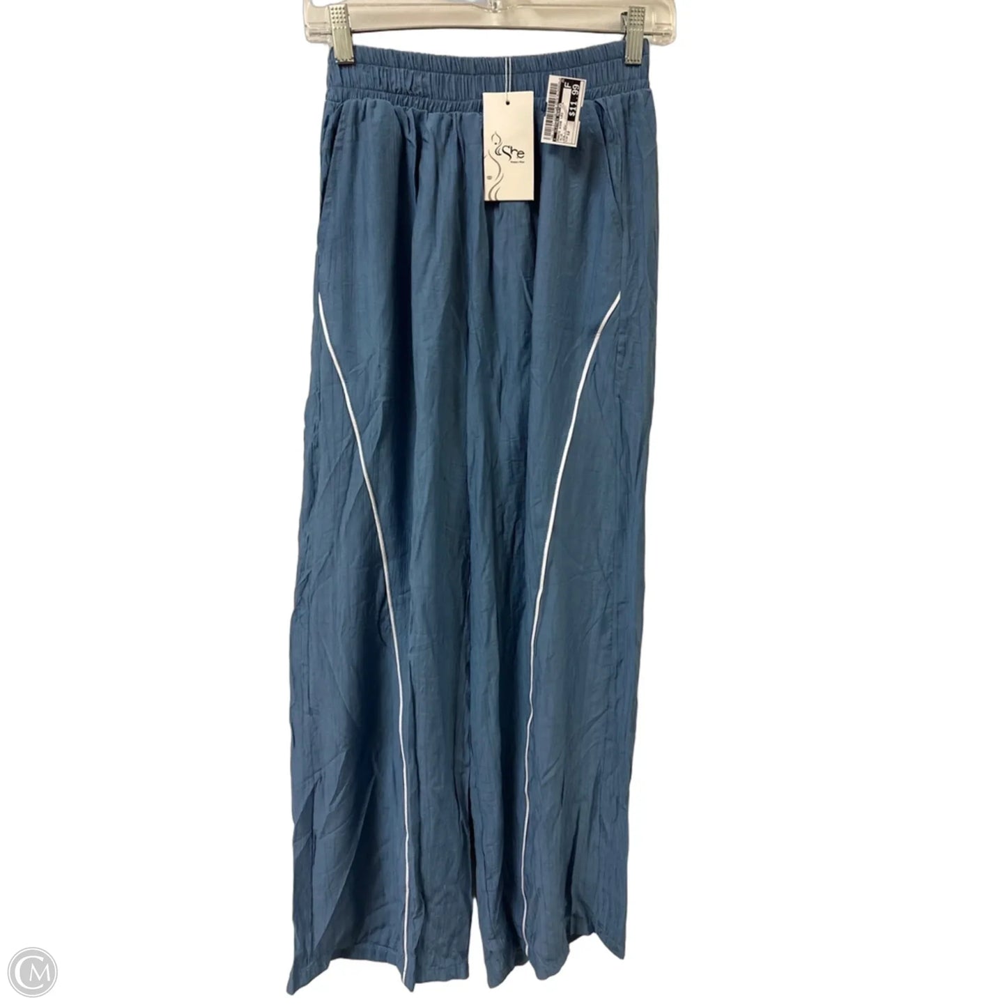 Pants Wide Leg By Clothes Mentor In Blue, Size: 12