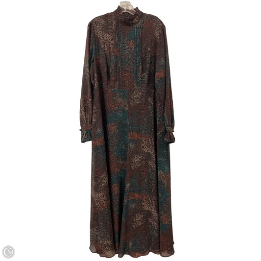 Dress Casual Maxi By Clothes Mentor In Animal Print, Size: 1x
