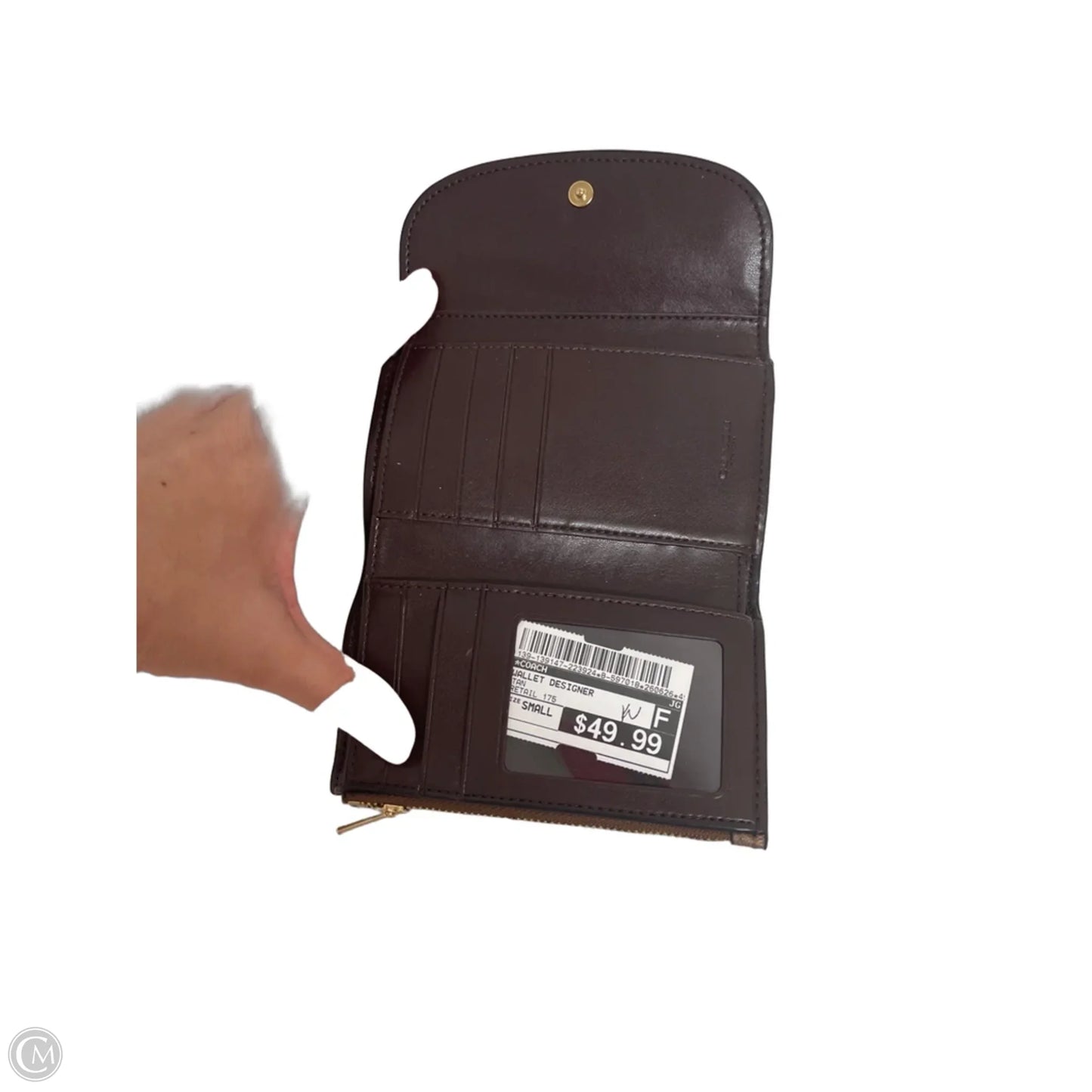 Wallet Designer By Coach, Size: Small