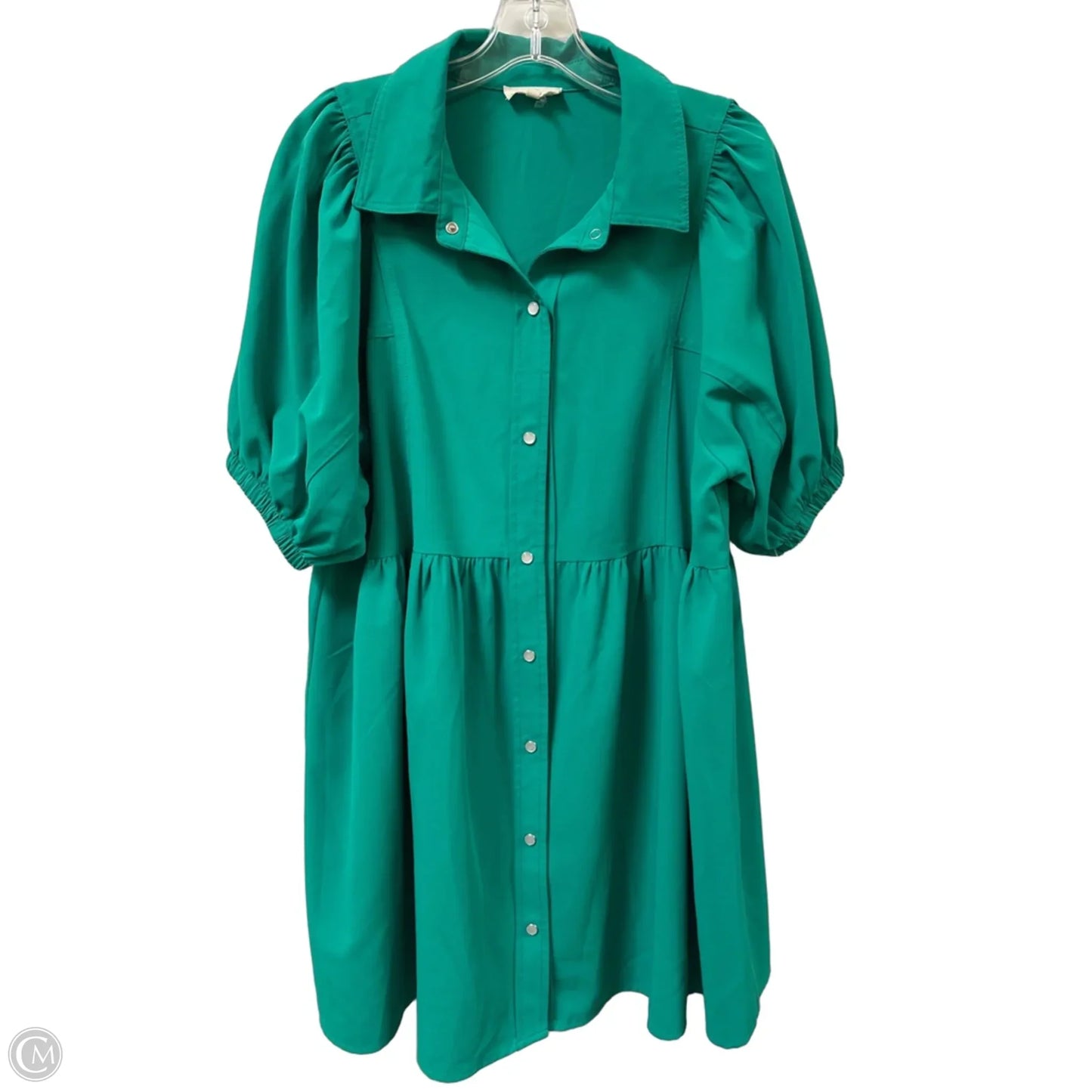 Dress Casual Midi By Entro In Green, Size: L