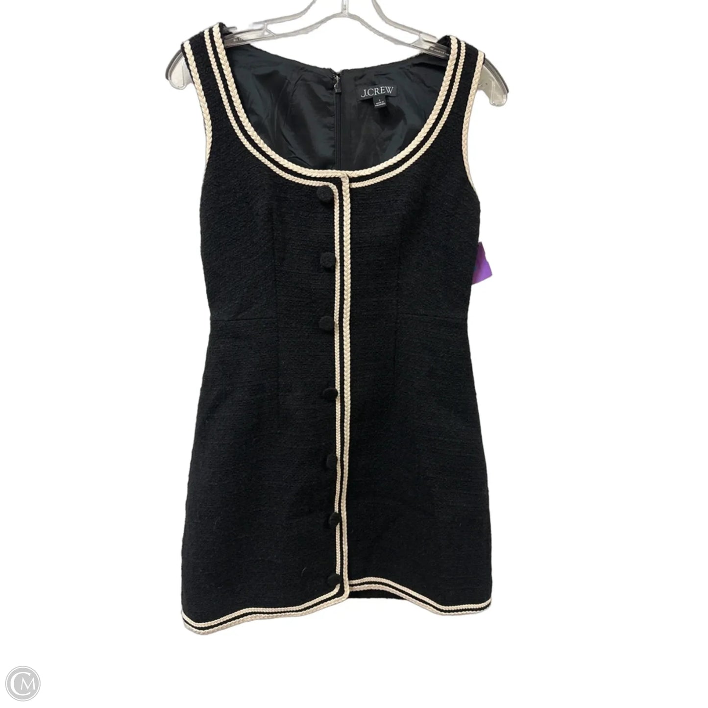 Dress Casual Midi By J. Crew In Black, Size: Xs