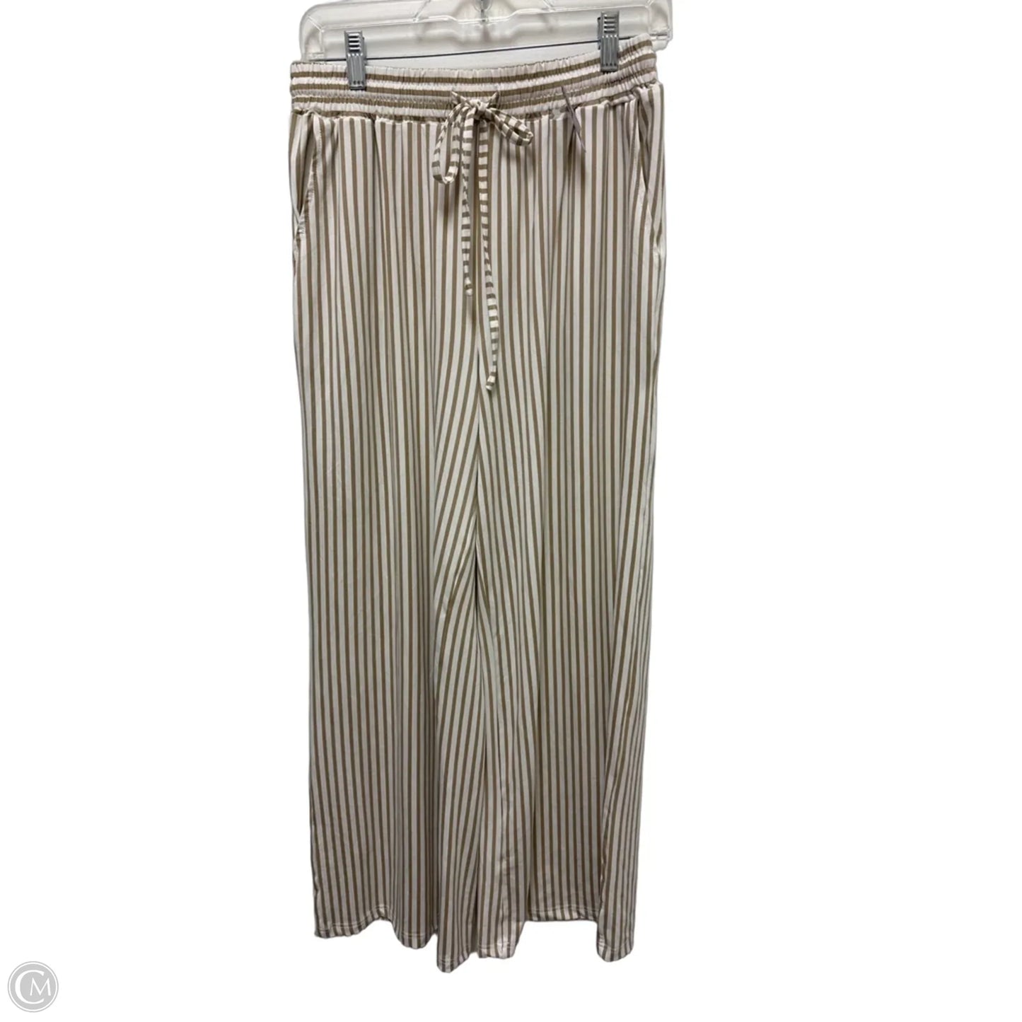 Pants Wide Leg By Clothes Mentor In Tan, Size: M