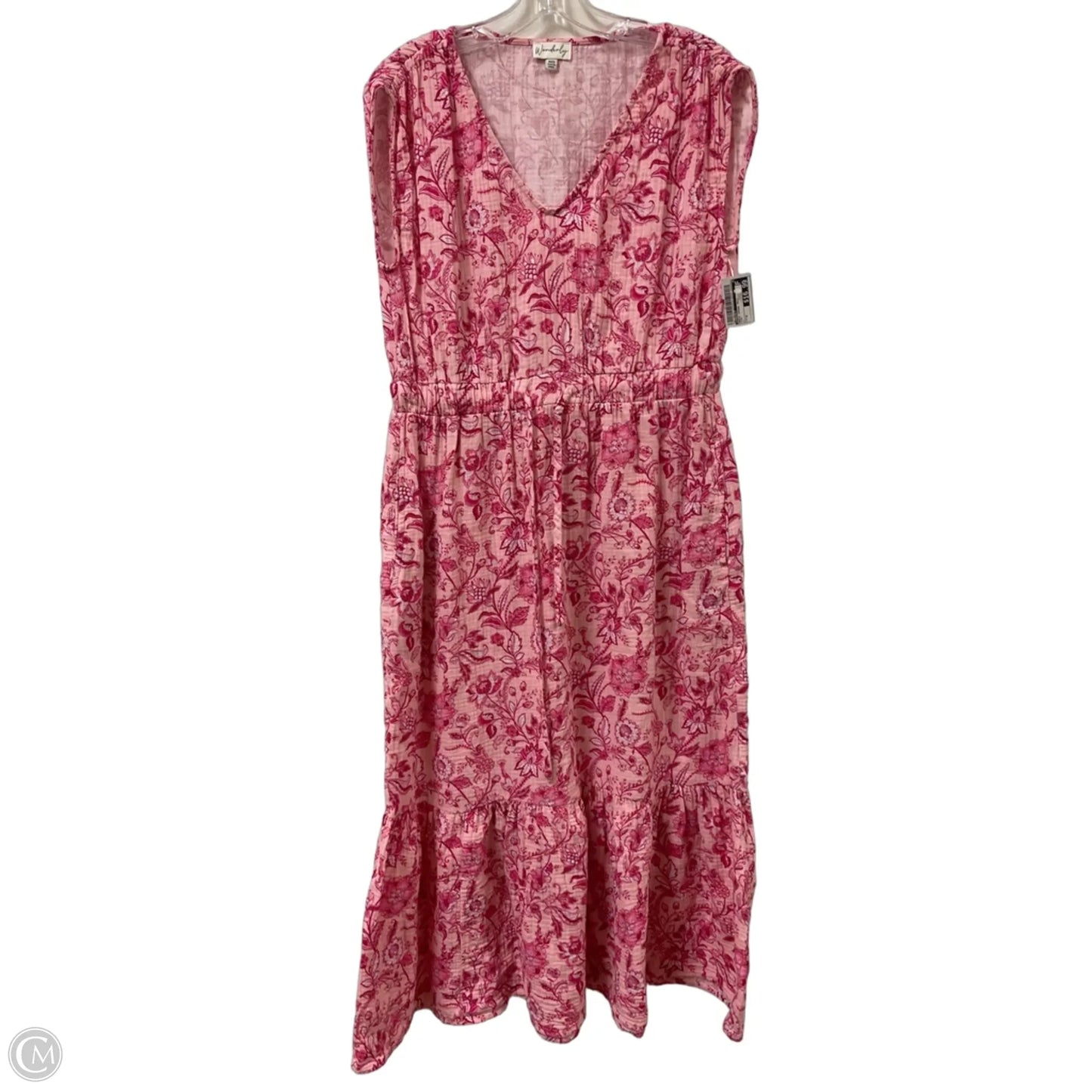 Dress Casual Maxi By Wonderly In Pink, Size: M