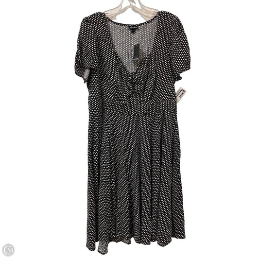 Dress Casual Midi By Torrid In Polkadot Pattern, Size: 1x