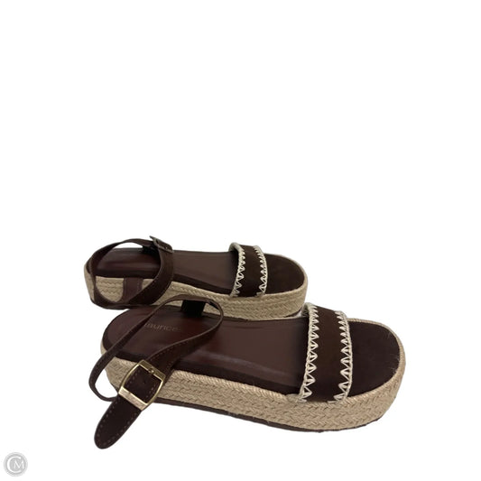 Sandals Flats By Maurices In Brown, Size: 9