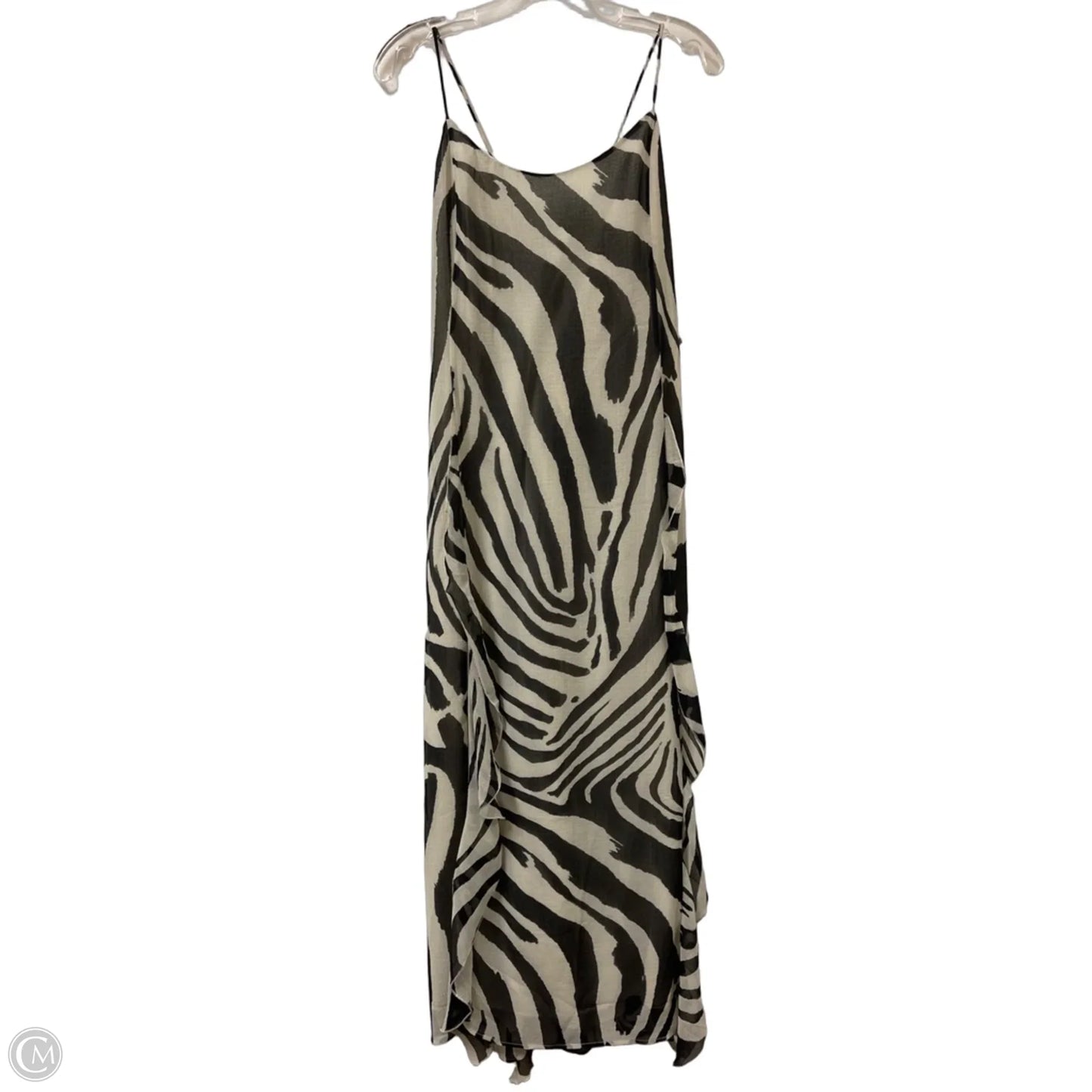 Dress Casual Maxi By H&m In Zebra Print, Size: 1x
