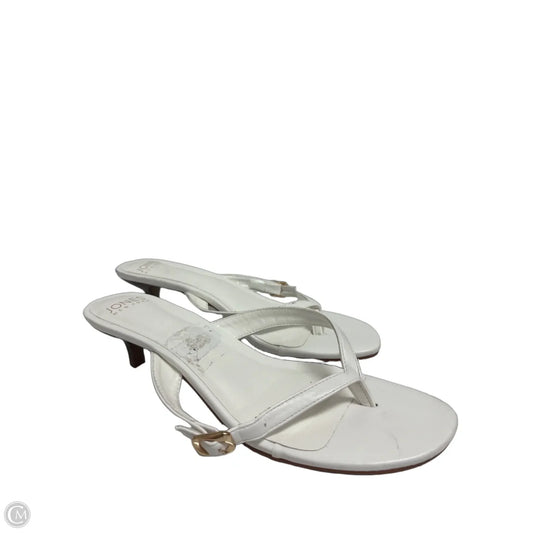 Shoes Heels Kitten By Jones New York In White, Size: 11