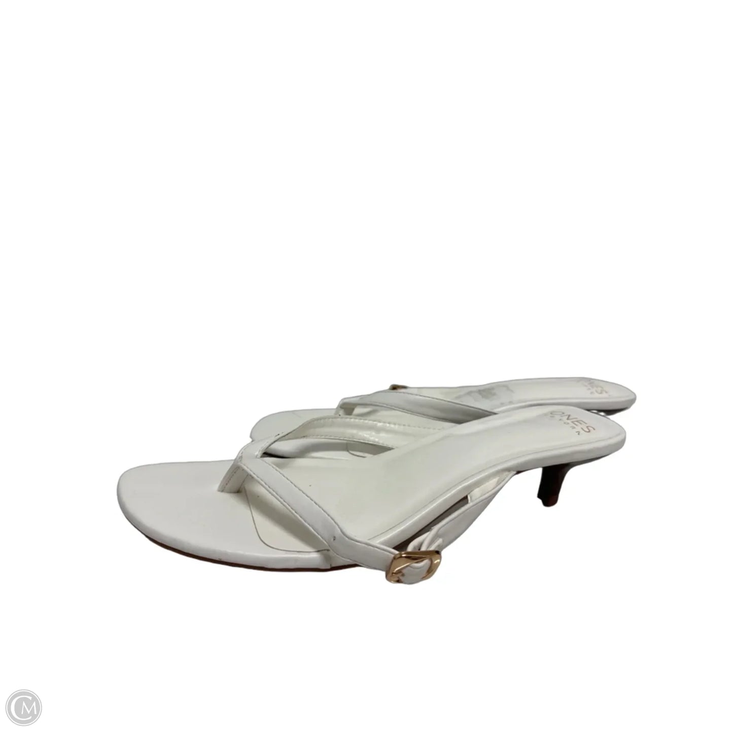 Shoes Heels Kitten By Jones New York In White, Size: 11
