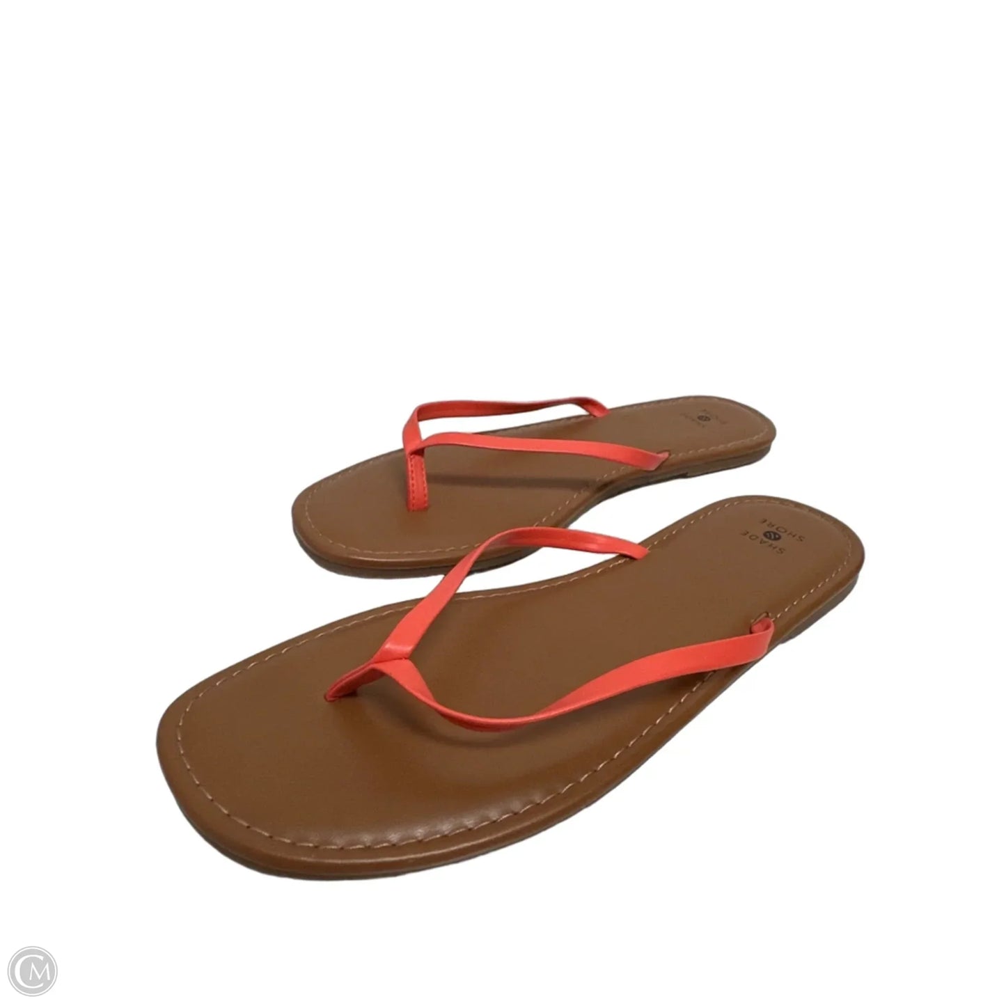 Sandals Flip Flops By Shade & Shore In Coral, Size: 11