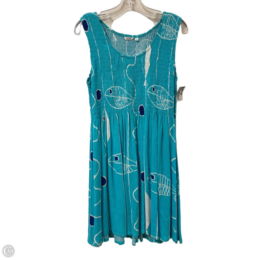 Dress Casual Midi By Kaktus In Blue, Size: M