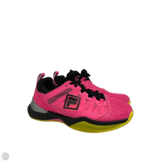 Shoes Athletic By Fila In Pink, Size: 6