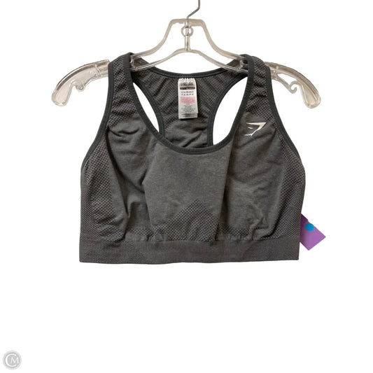 Athletic Bra By Gym Shark In Grey, Size: Xl