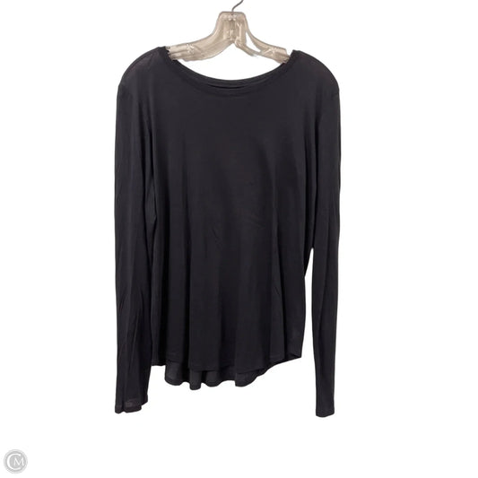 Top Long Sleeve By Vince In Navy, Size: L