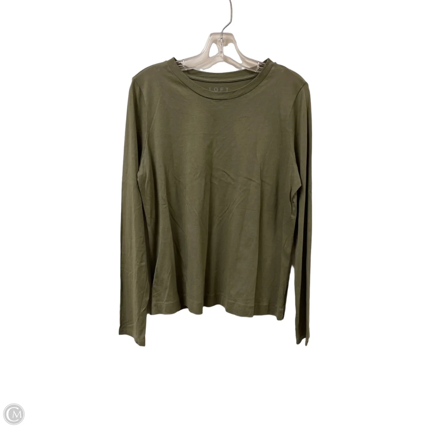 Top Long Sleeve By Loft In Green, Size: L