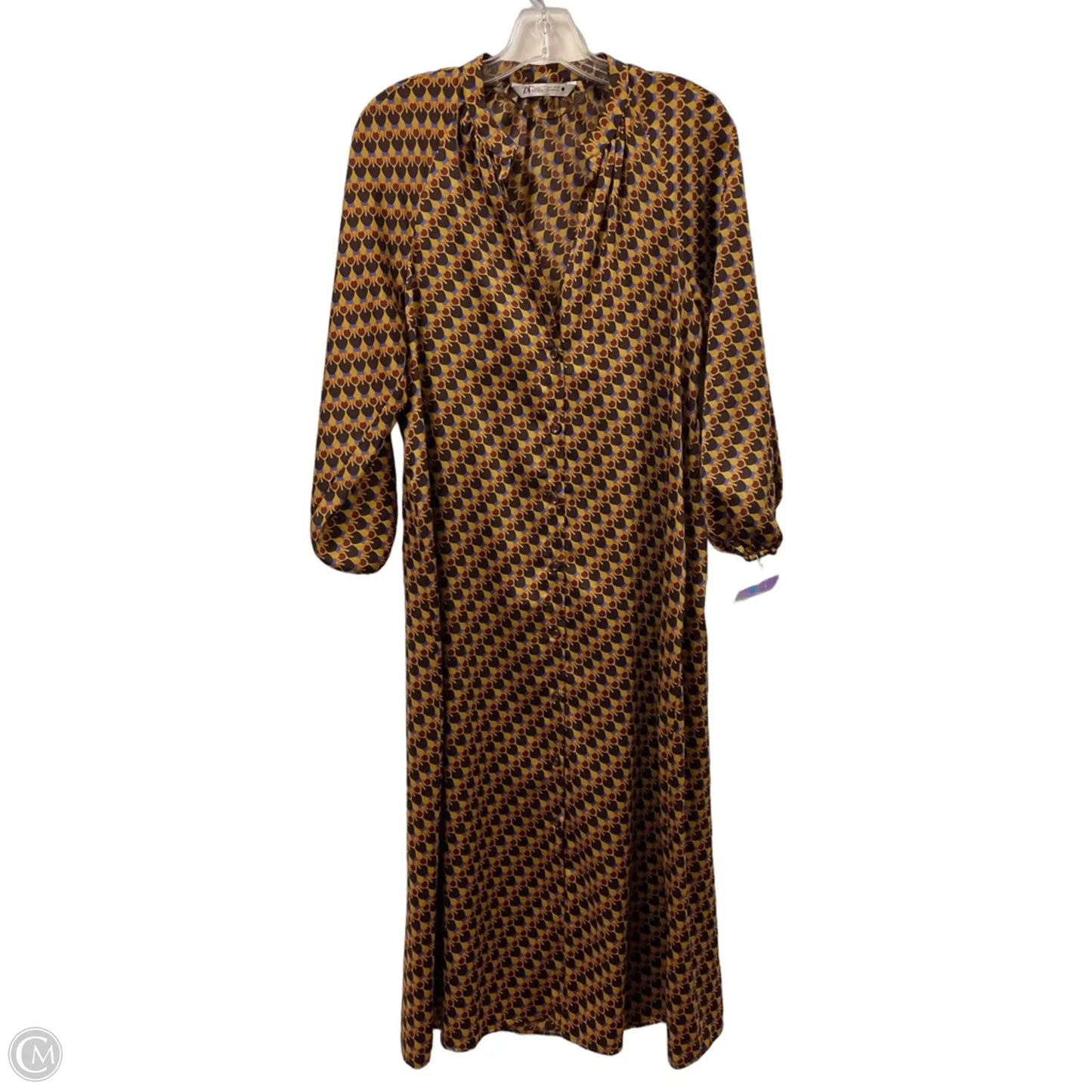 Dress Casual Maxi By Zara In Yellow, Size: S