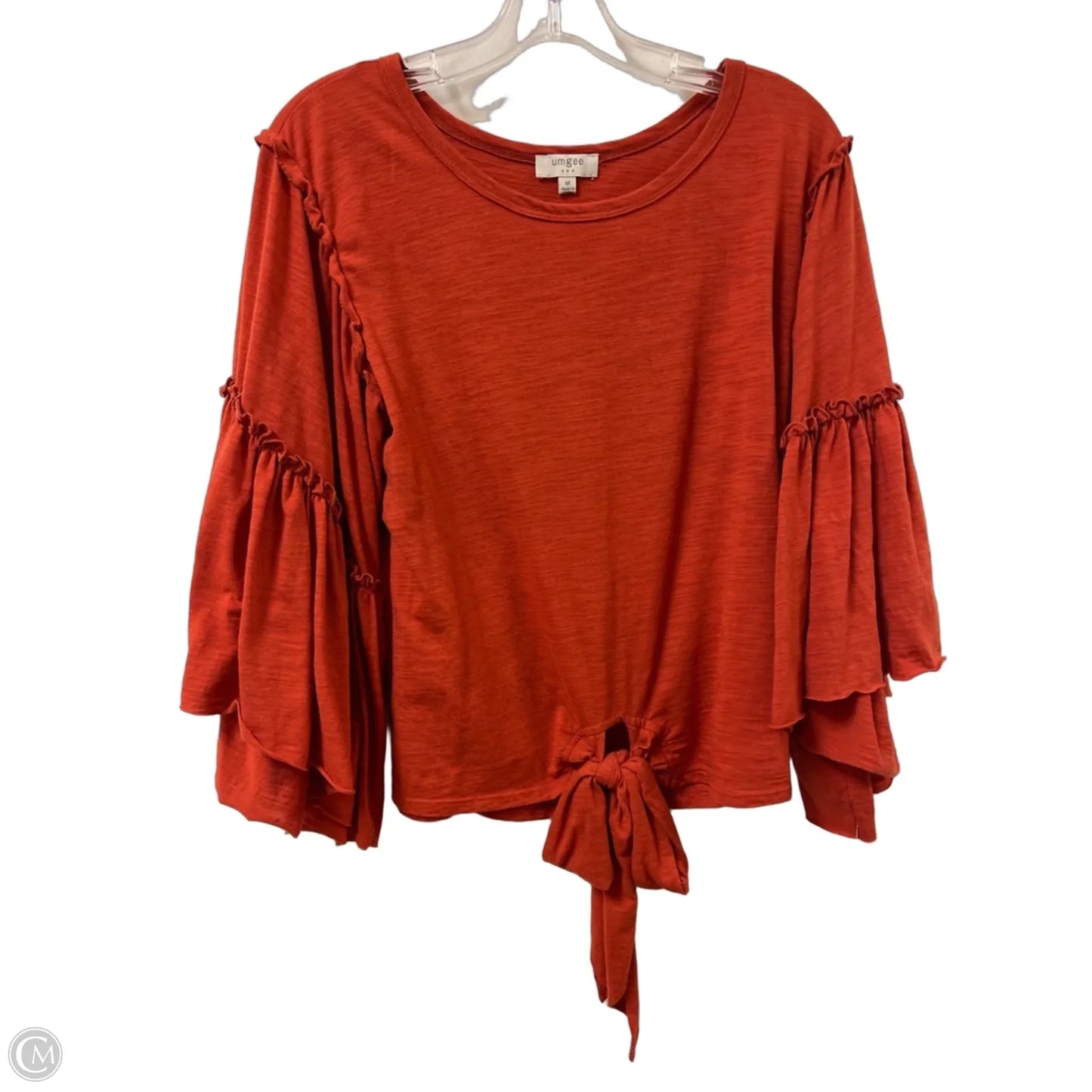 Top Long Sleeve By Umgee In Orange, Size: M