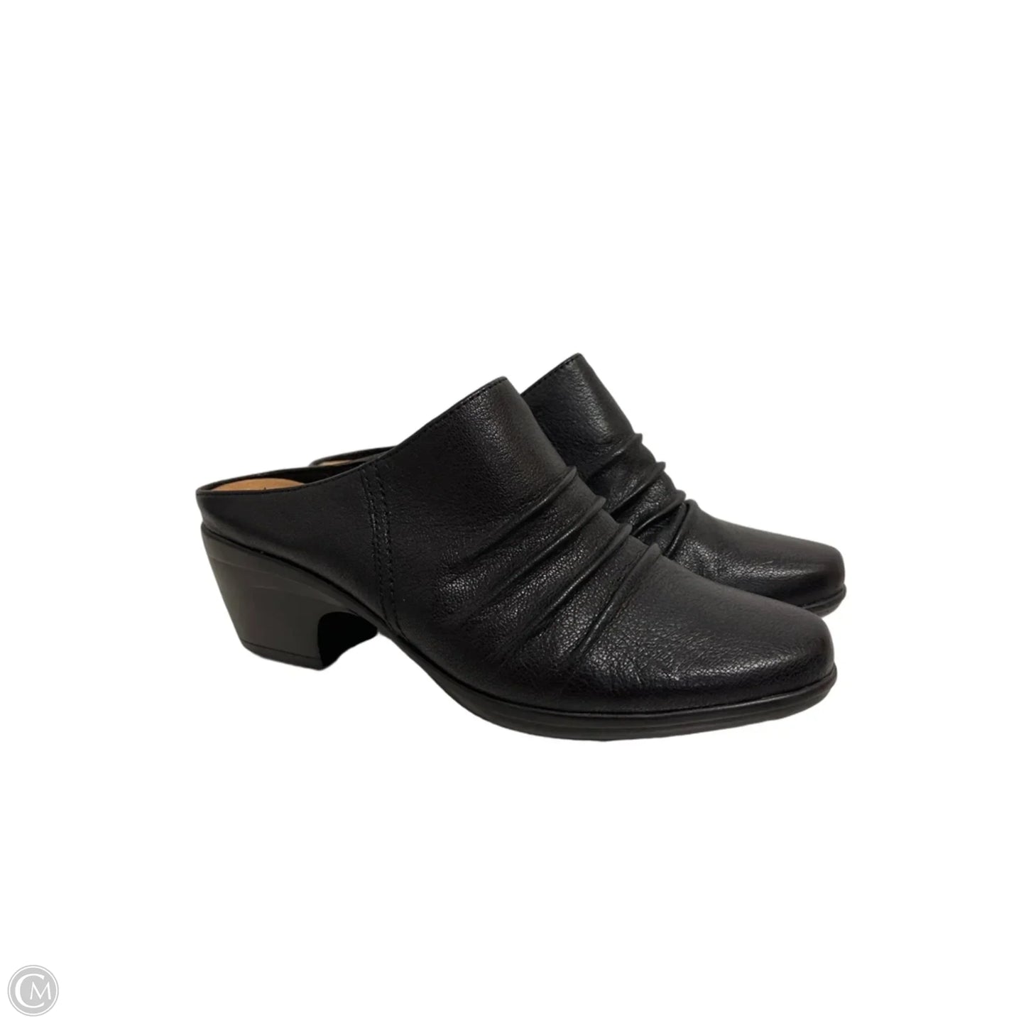 Shoes Heels Block By Clarks In Black, Size: 8.5