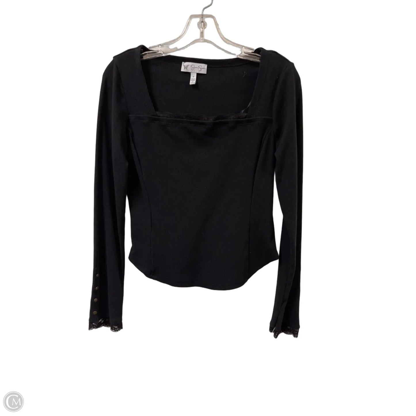 Top Long Sleeve By Jessica Simpson In Black, Size: S