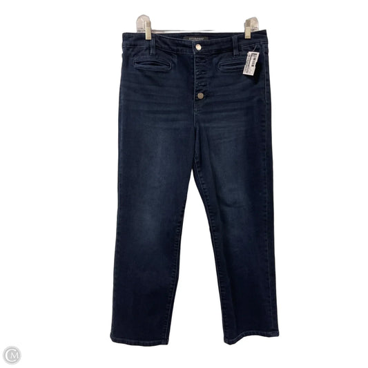 Jeans Skinny By Liverpool In Blue Denim, Size: 10