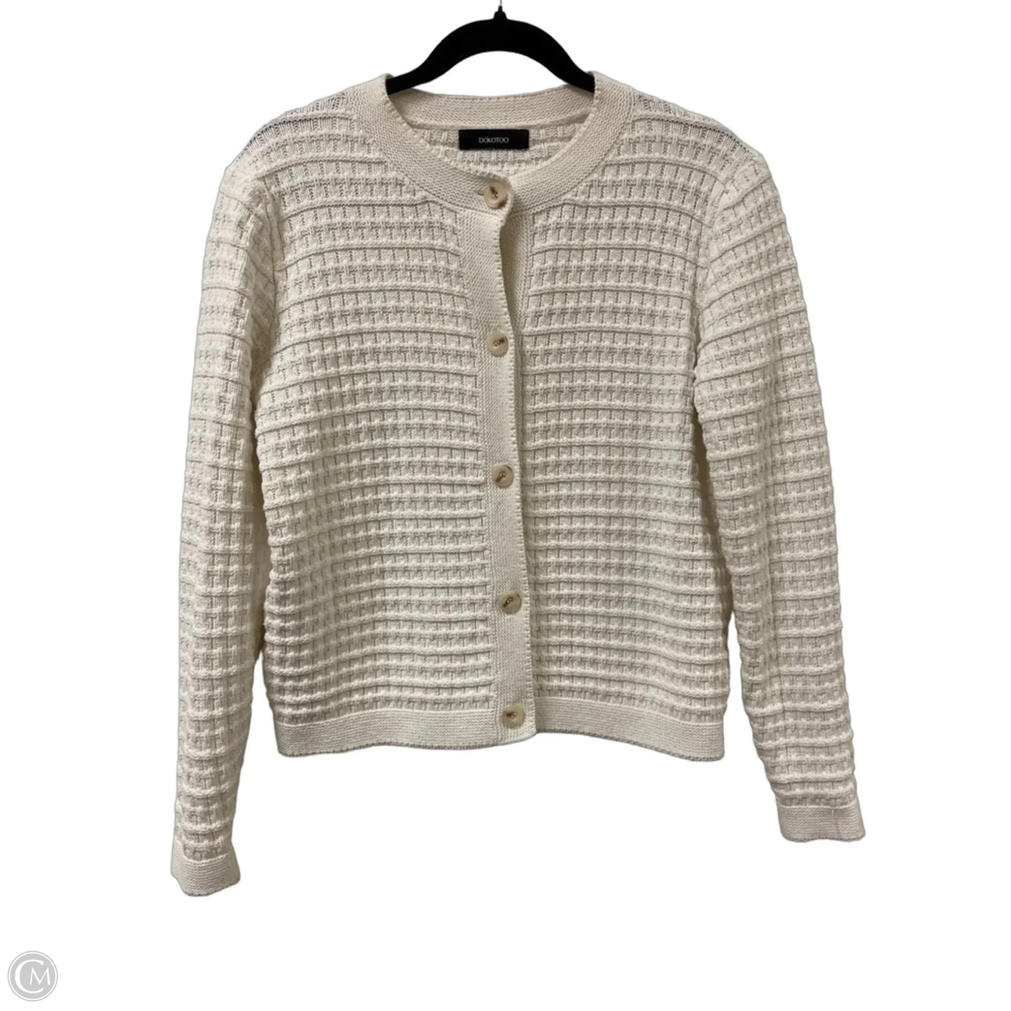Sweater Cardigan By Dokotoo In Cream, Size: M