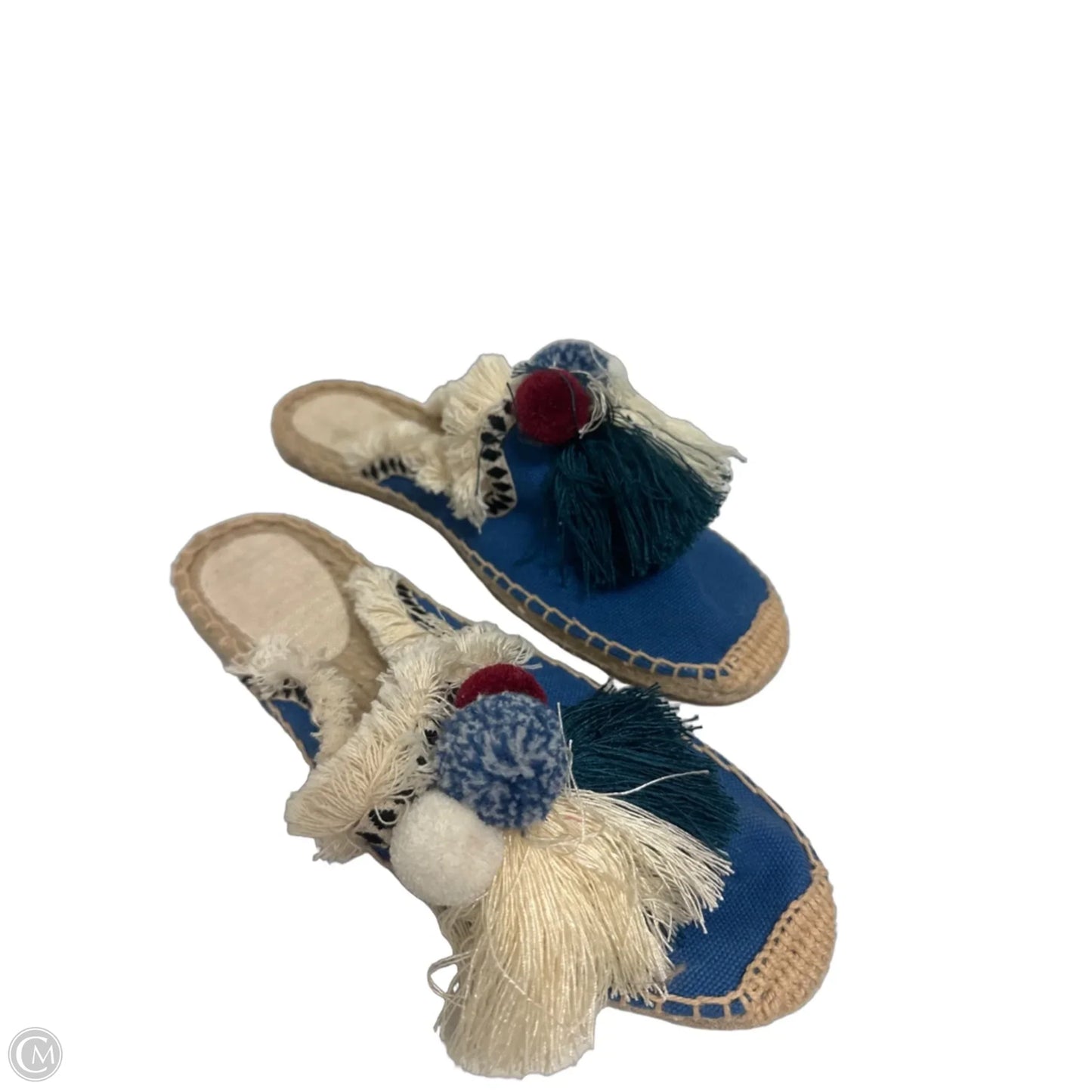 Shoes Flats By Clothes Mentor In Blue, Size: 9