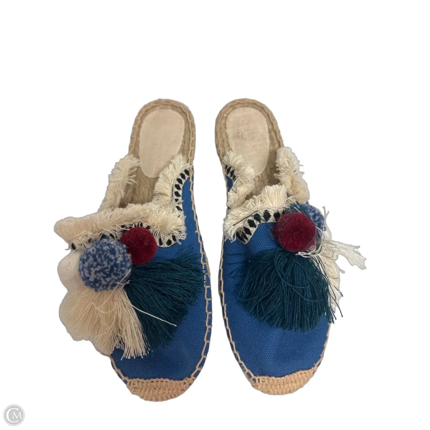 Shoes Flats By Clothes Mentor In Blue, Size: 9