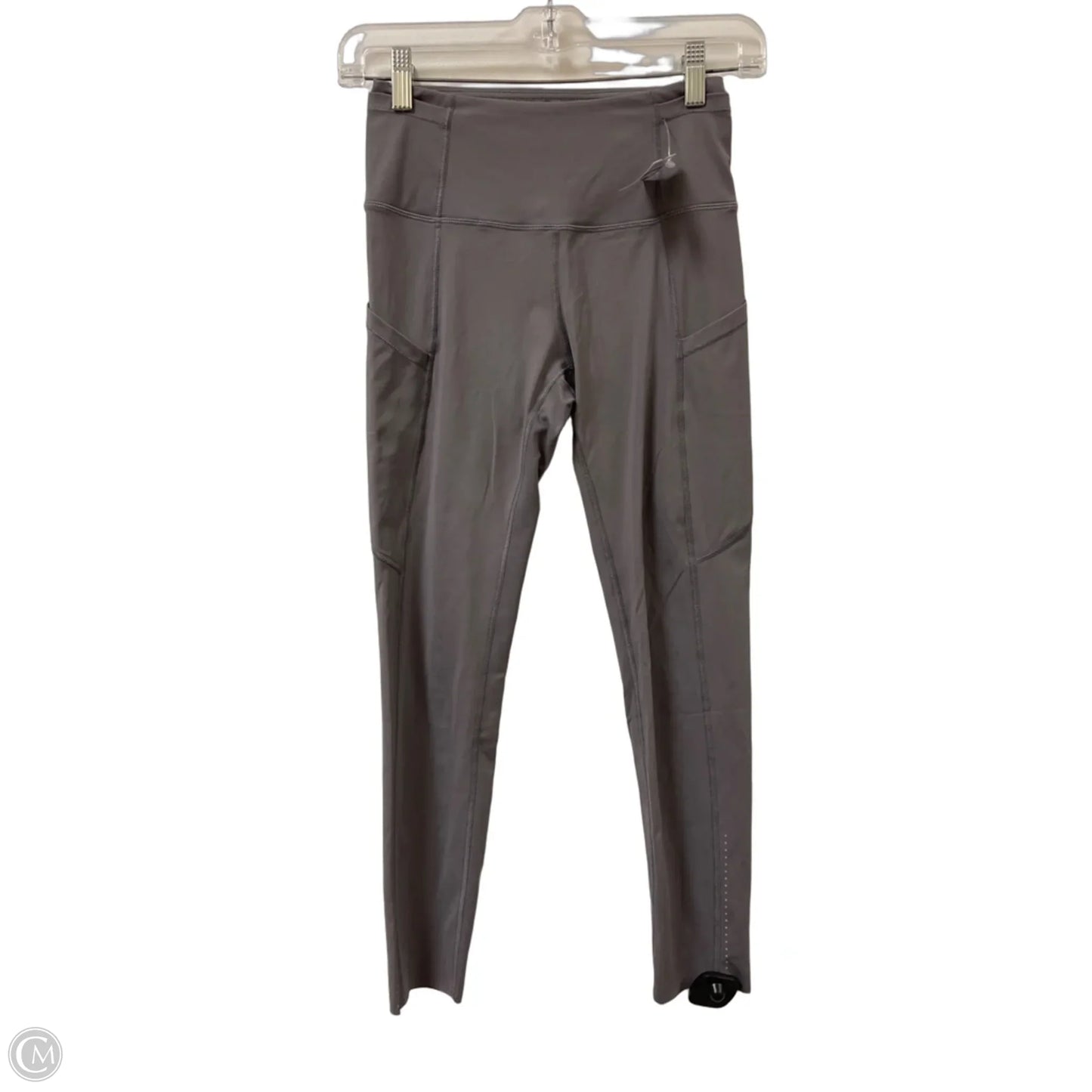 Athletic Leggings By Lululemon In Grey, Size: 4