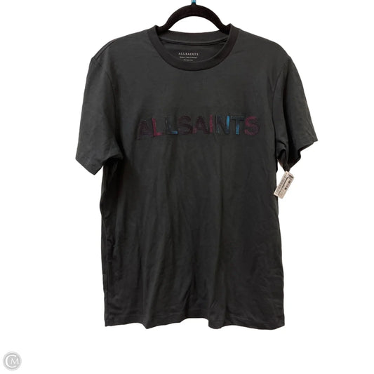 Top Short Sleeve Designer By All Saints In Black, Size: M