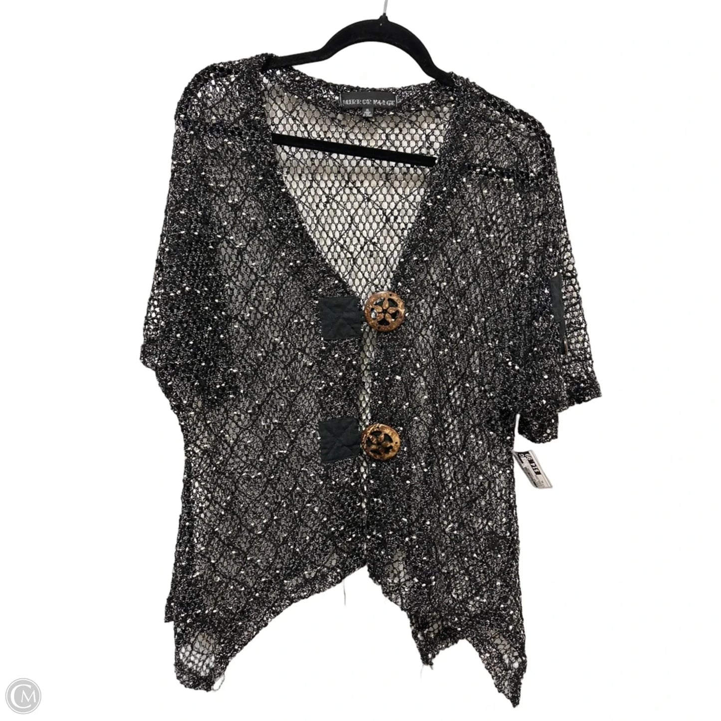Sweater Cardigan By Clothes Mentor In Black, Size: Xl